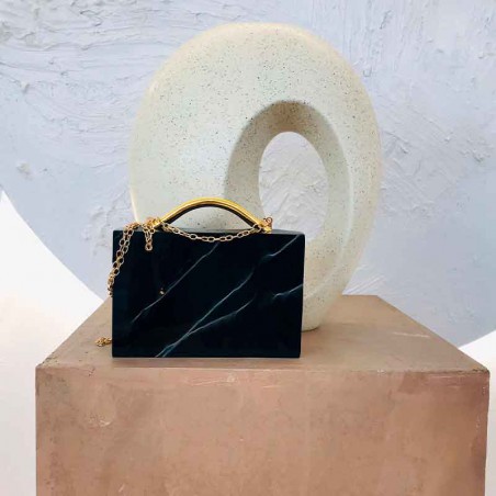 Bolso clutch negro