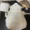 Pelele de organza con capota