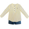 Conjunto camisa y bermuda vaquera