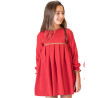 Vestido rojo talle alto