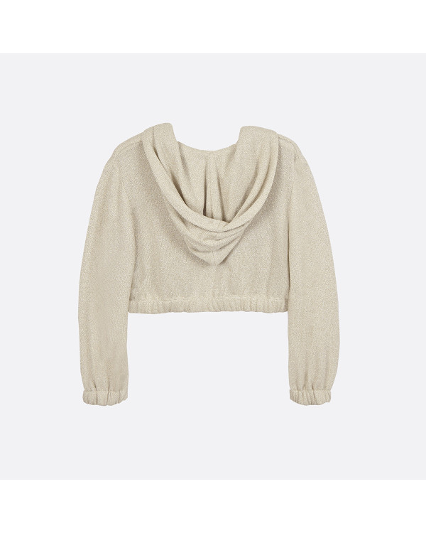 Chaqueta punto dorada