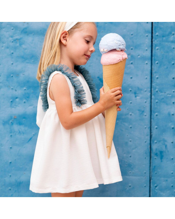 Vestido blanco bambula