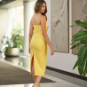 Vestido midi amarillo