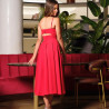 Vestido lazo rojo