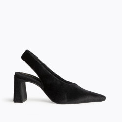 Zapato salón pelo