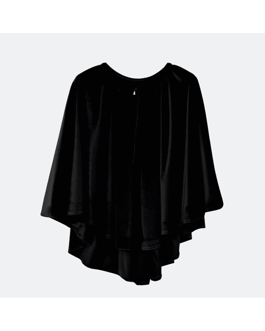 Capa terciopelo negra