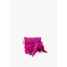 Bolso de mano con lazada frontal
