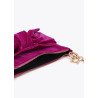 Bolso de mano con lazada frontal