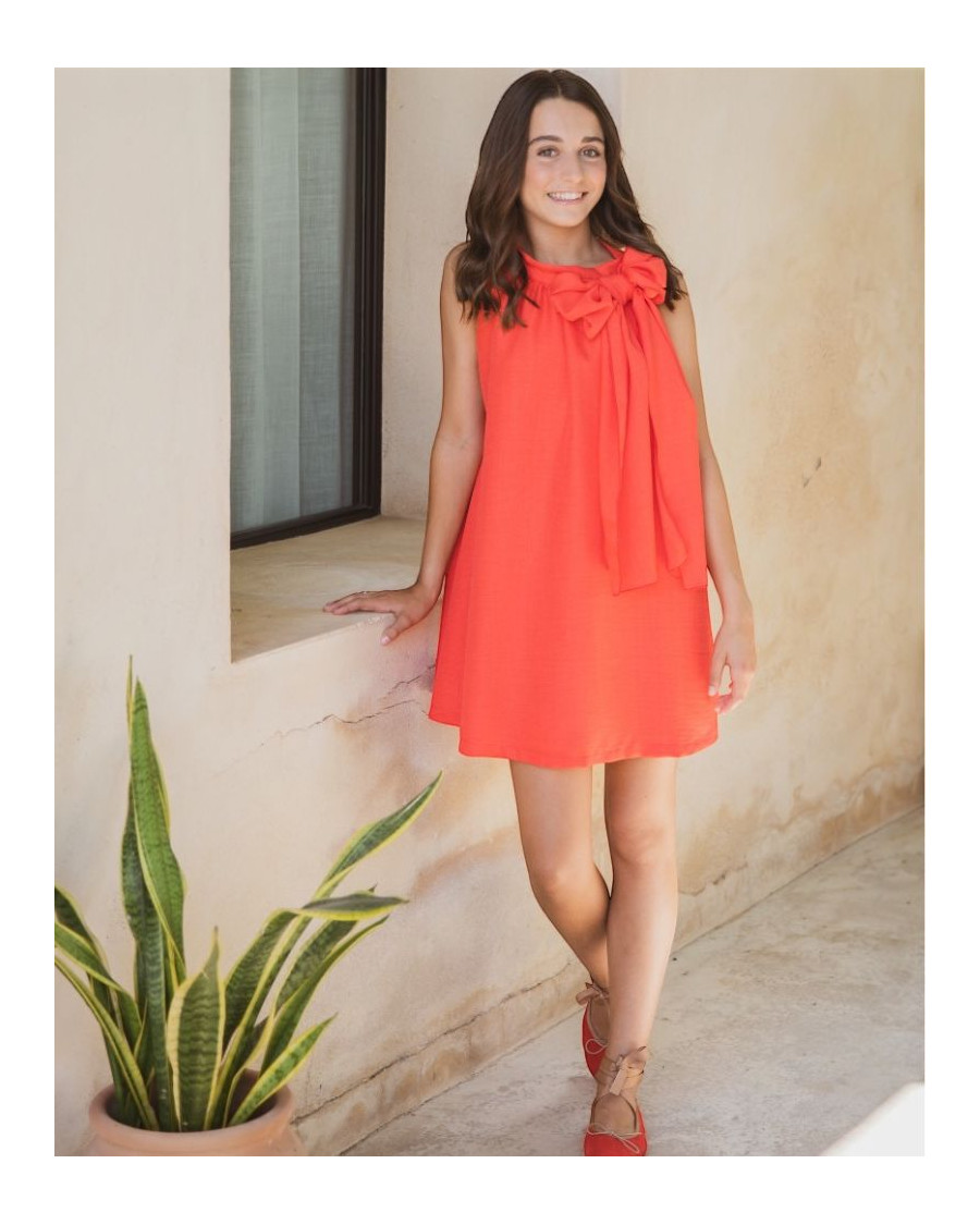 Vestido coral