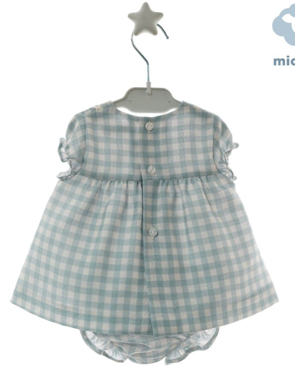 Conjunto bebé niña cuadros vichy
