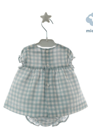 Conjunto bebé niña cuadros vichy