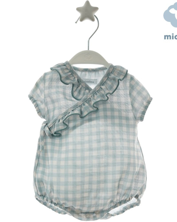 Pelele cruzado cuadros...