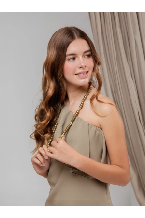 Conjunto tierra top y pantalón flare