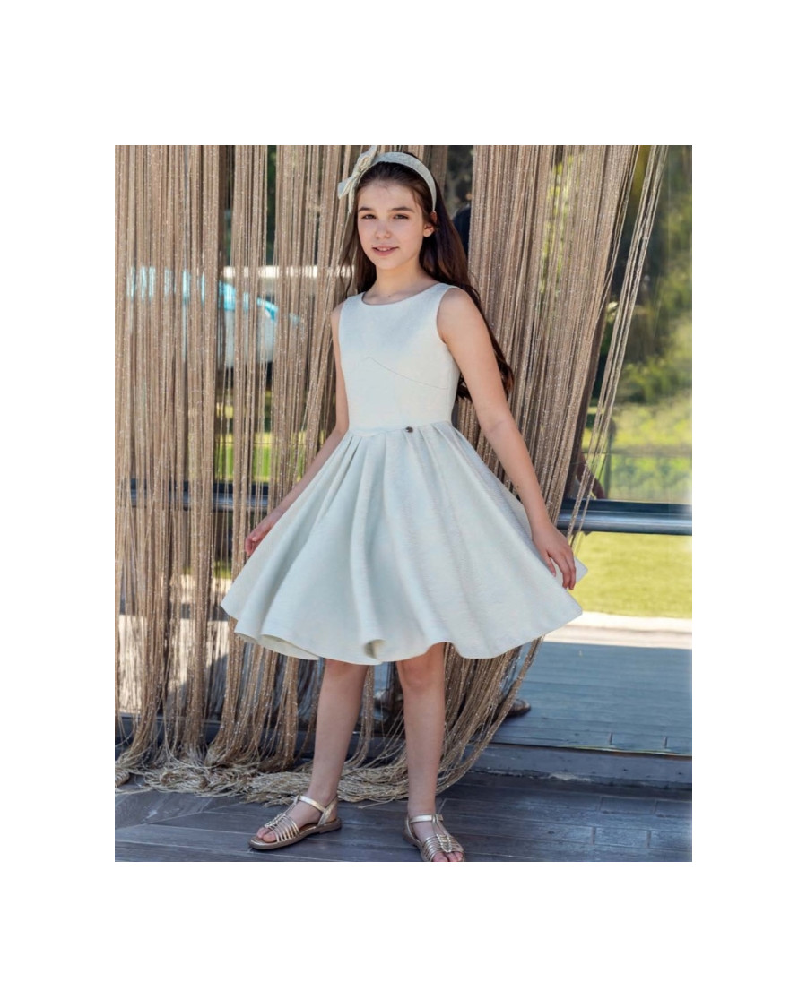 Vestido ceremonia jaquard