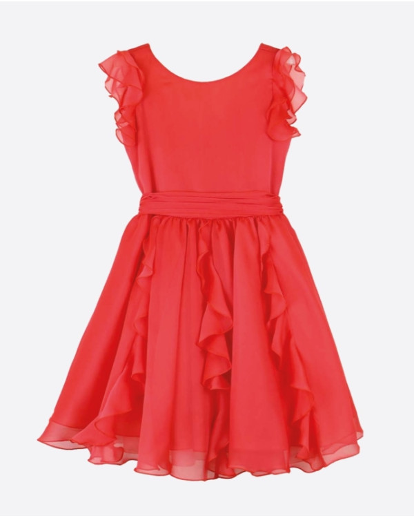 Vestido ceremonia coral