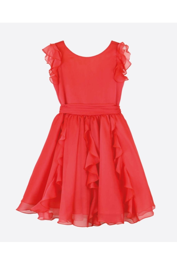 Vestido ceremonia coral