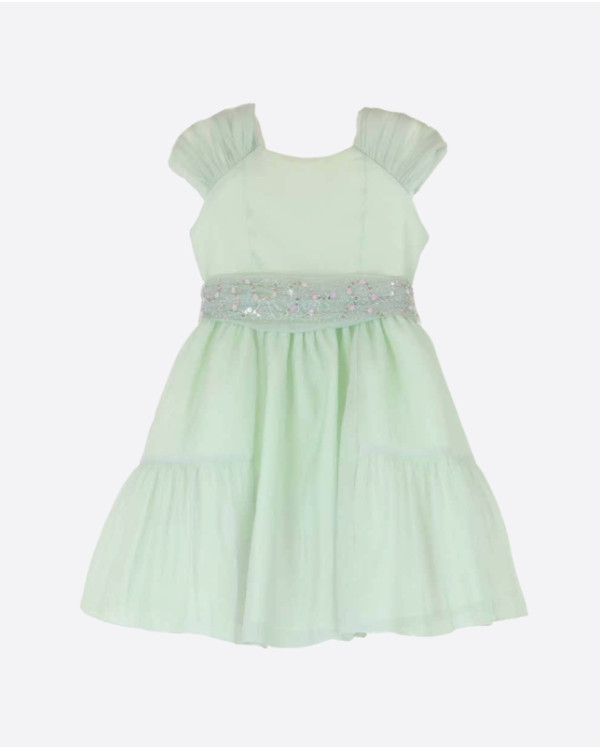 Vestido infantil en organza