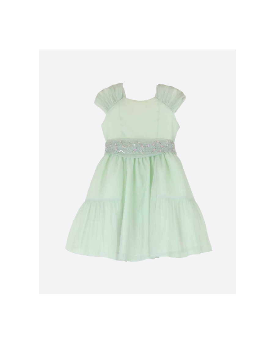 Vestido infantil en organza