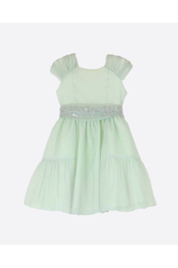 Vestido infantil en organza