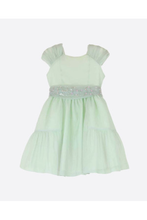 Vestido infantil en organza