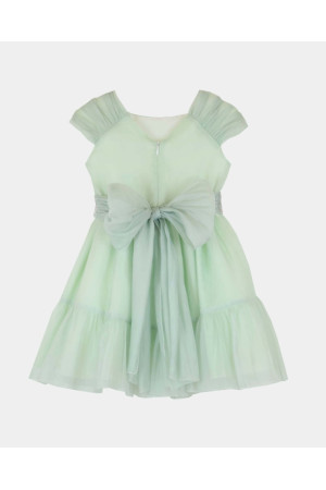 Vestido infantil en organza