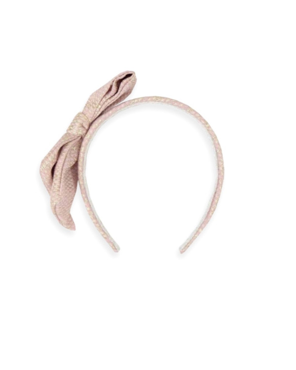 Diadema ceremonia rosa