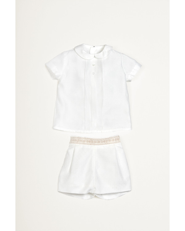 Conjunto bebe m/l crudo