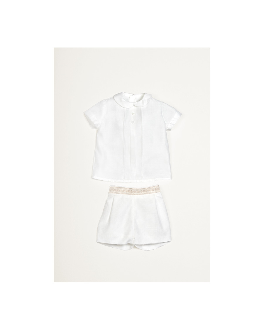 Conjunto bebe m/l crudo