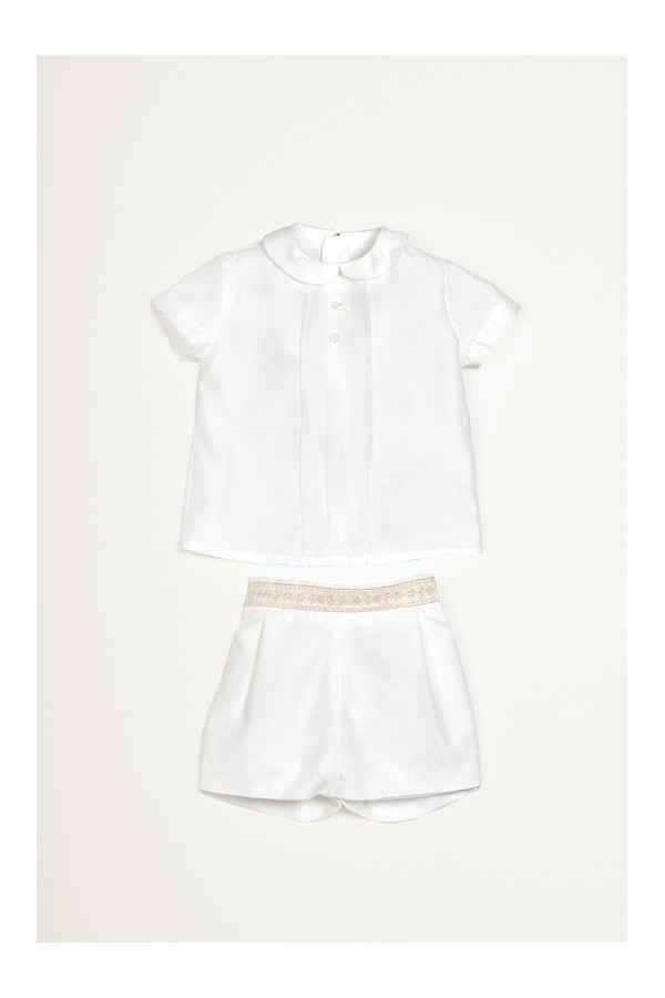 Conjunto bebe m/l crudo
