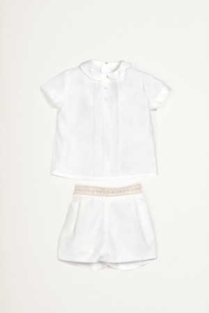 Conjunto bebe m/l crudo