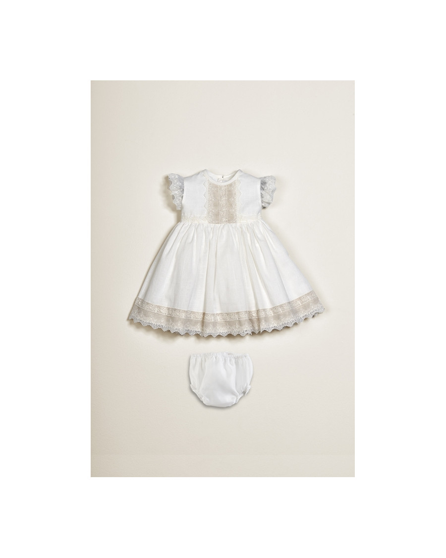Vestido con cubrepañal