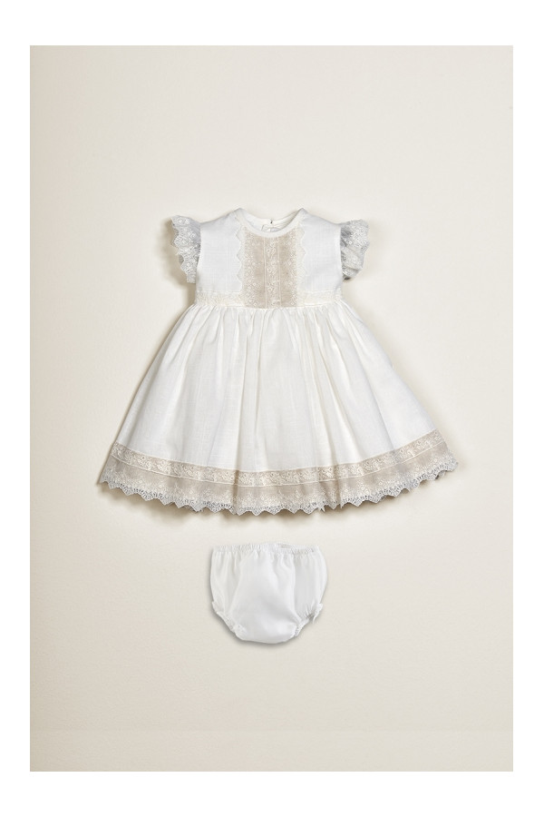 Vestido con cubrepañal