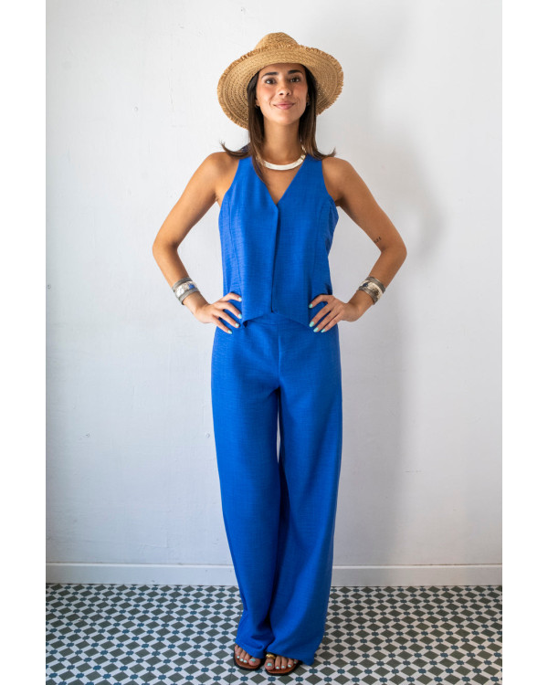 Conjunto noruega azul