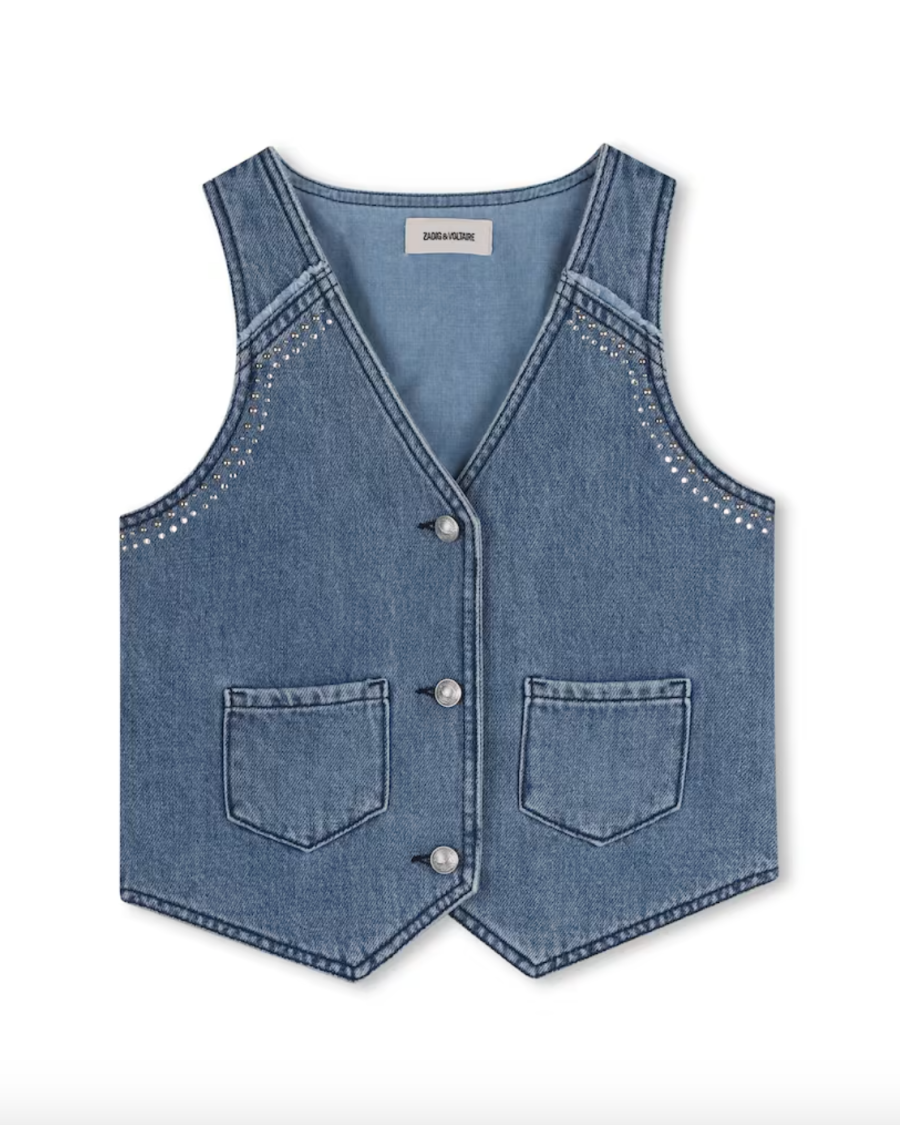 Chaleco vaquero zadig&voltaire