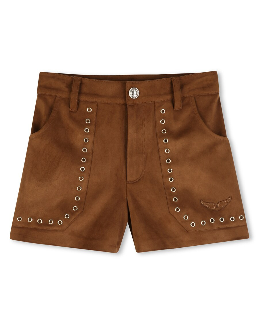 Short marrón tachas Zadig