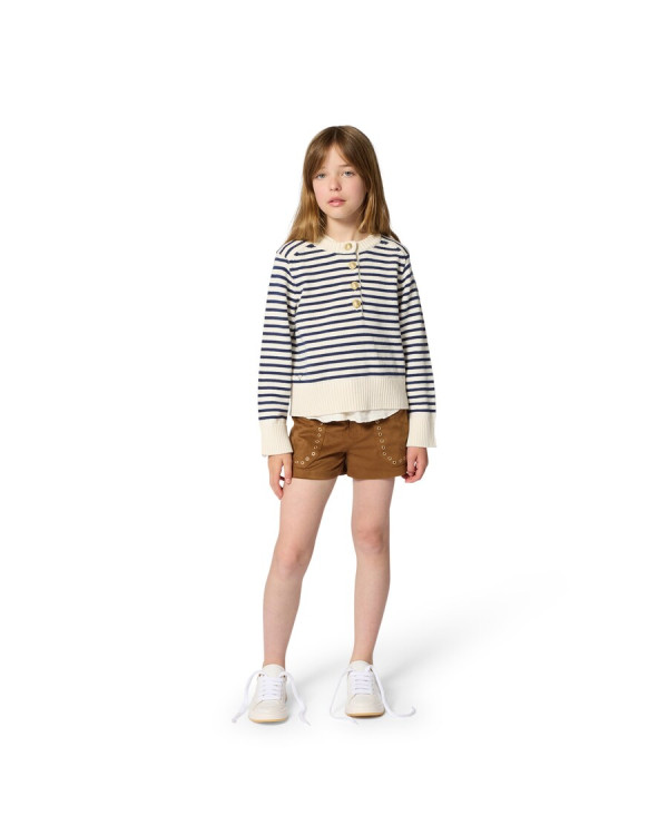 Short marrón tachas Zadig