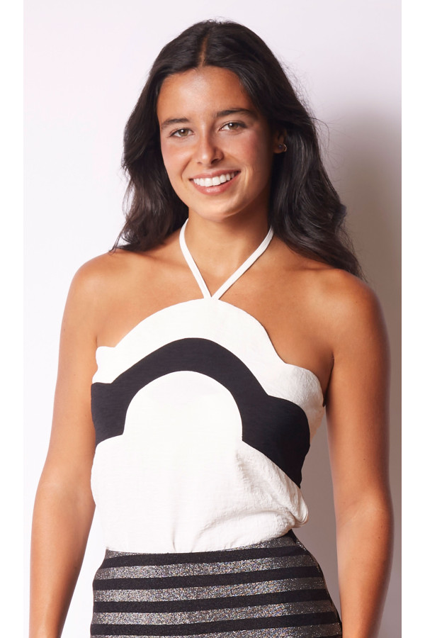 Top serena blanco