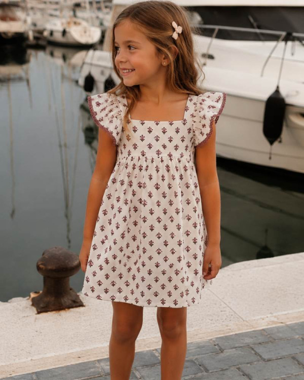 Vestido estampado flores