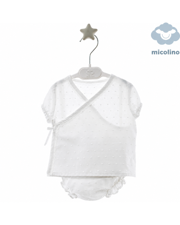 Conjunto plumeti blanco