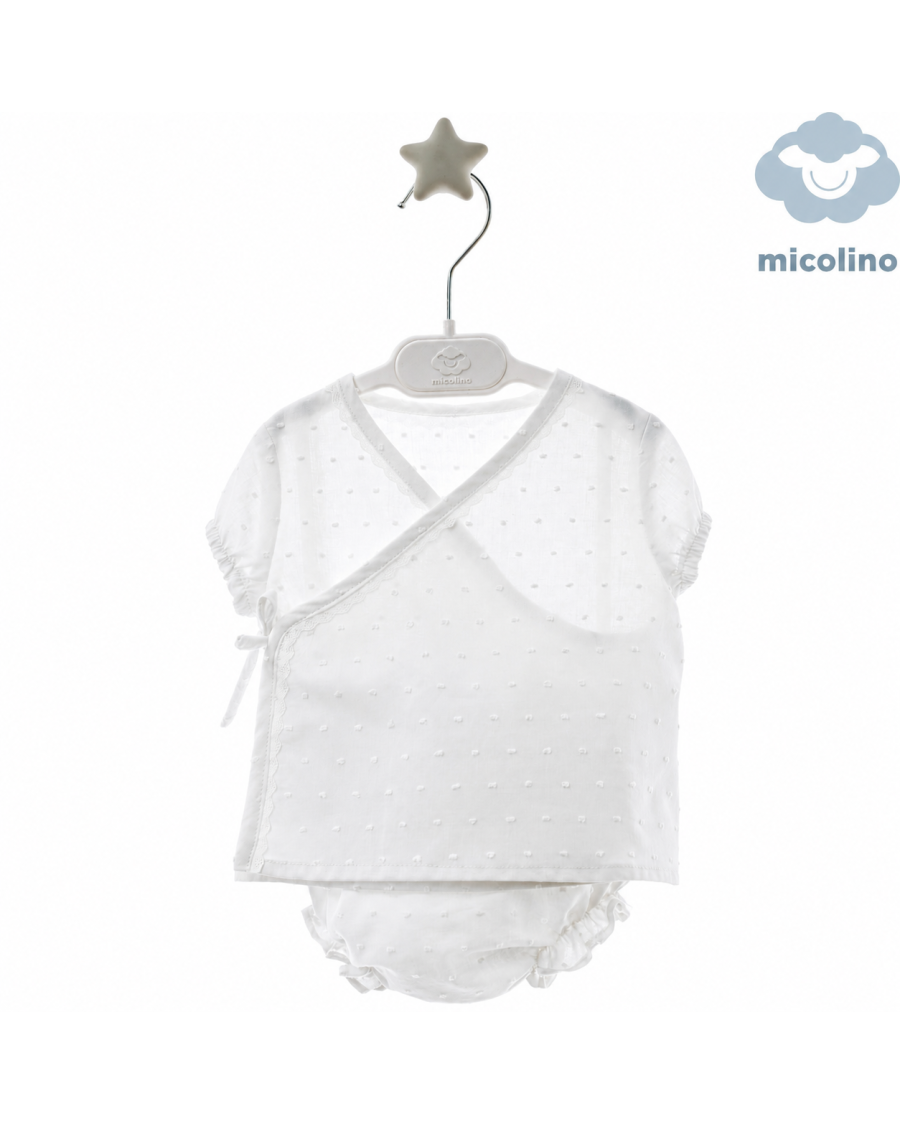 Conjunto plumeti blanco