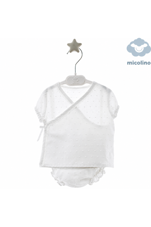 Conjunto plumeti blanco