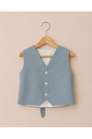 Chaleco azul óceano
