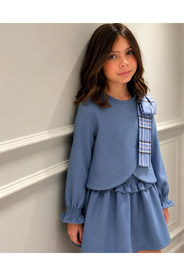 Conjunto azul falda
