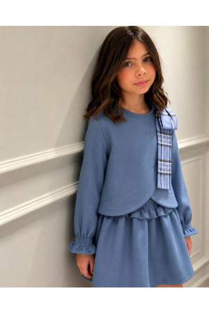 Conjunto azul falda