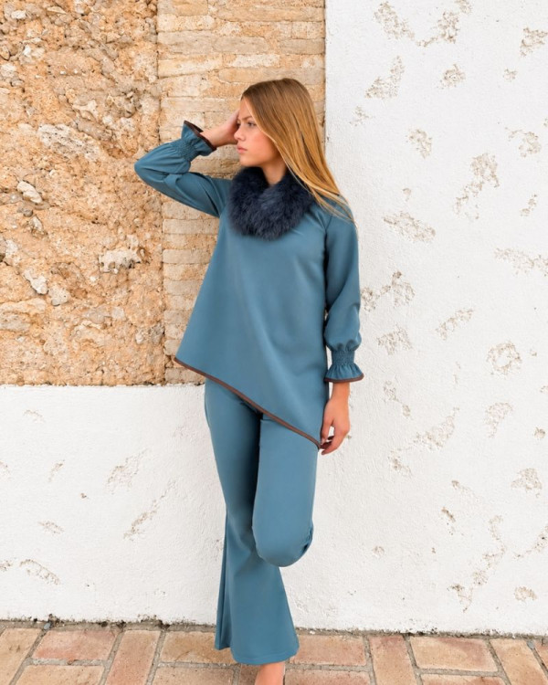 Conjunto pantalón azul