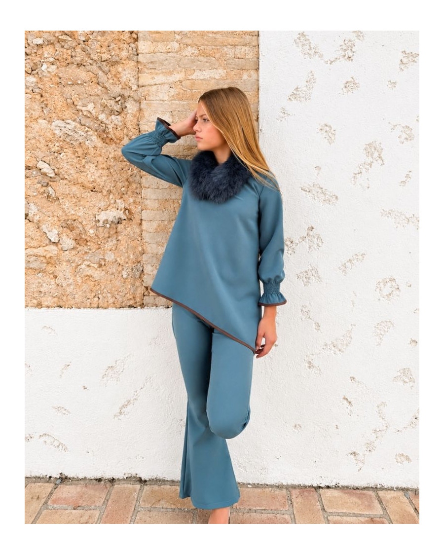 Conjunto pantalón azul