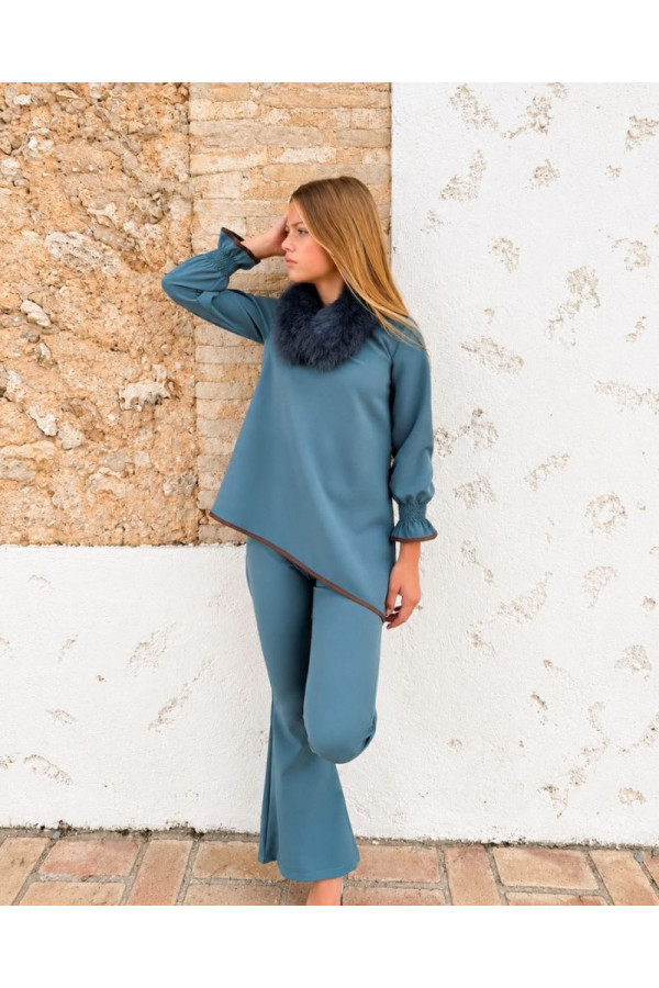 Conjunto pantalón azul