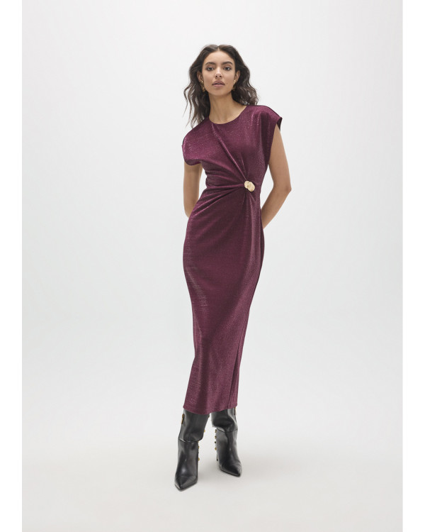 Vestido punto roma color...