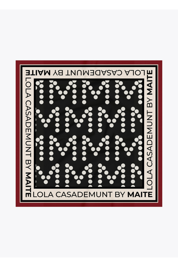 Pañuelo multi M negro crudo