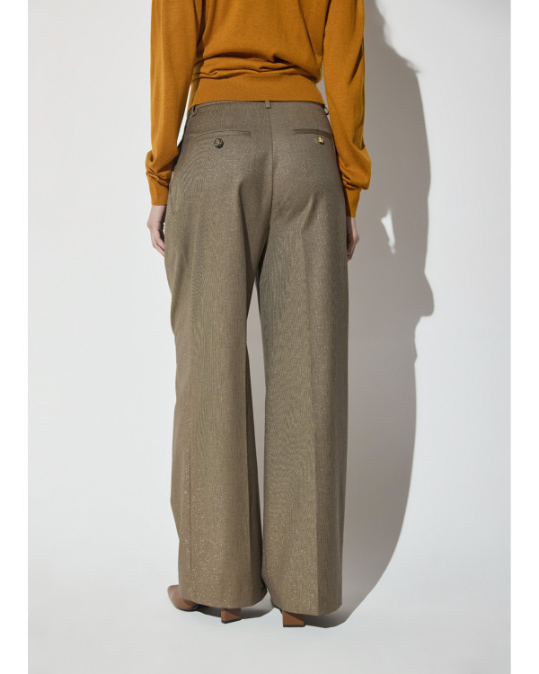 Pantalón doble pinzas pata de gallo